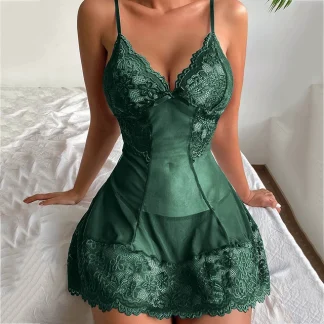 Green Babydoll Dress