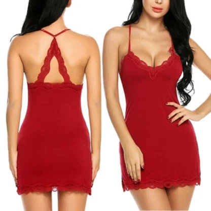 Sexy Lace Babydoll Night Dress - Image 3