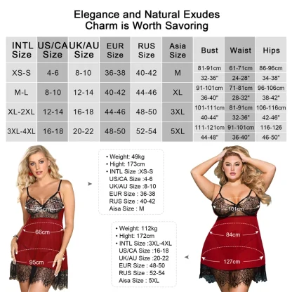 Sheer Lace Split Back Babydoll Dress - Image 7