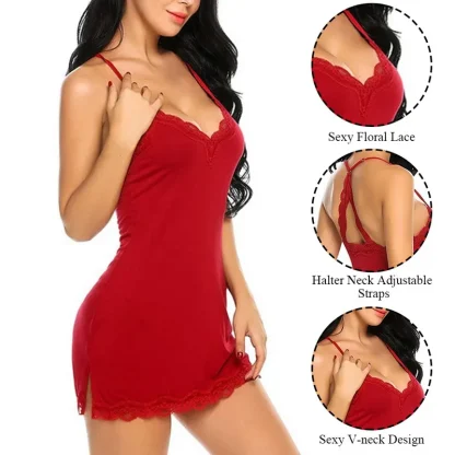 Sexy Lace Babydoll Night Dress - Image 7