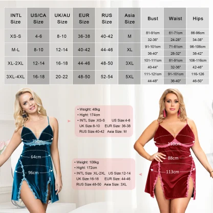 Double Split Babydoll Dress - Image 7