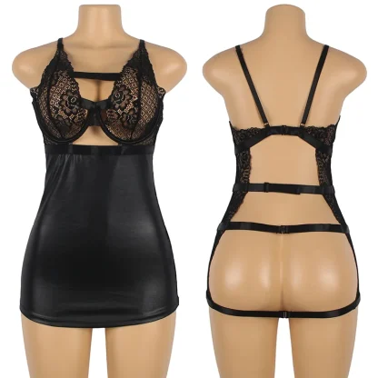 Underwire Open Back Babydoll Dress - Image 6
