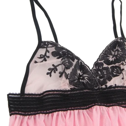 See-through Babydoll Nightdress - Image 6