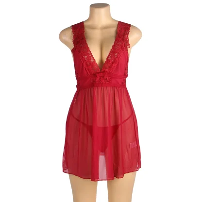 Lace Strap Babydoll Nightdresses - Image 5