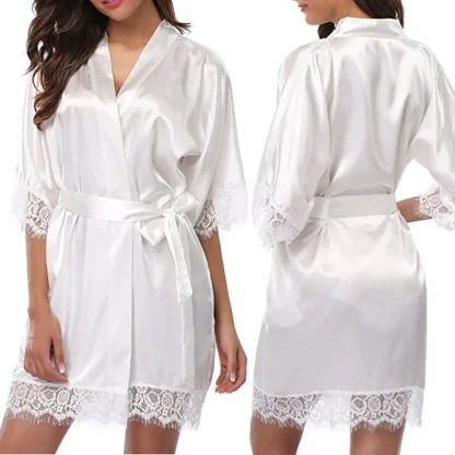 Soft Lace Sleepwear Babydoll Dress - Image 4