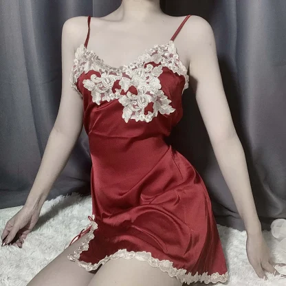 Floral Sleepwear Babydoll Dress - Image 3