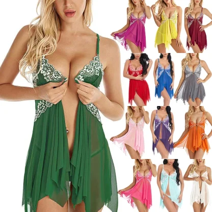 Front Closure Babydoll Nightdresses - Image 2