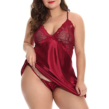 Plus Size Babydoll Nightdress - Image 2