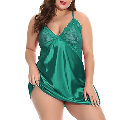 Plus Size Babydoll Nightdress - Image 4